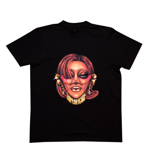 SUPERFICIAL. X CYTOXSTUDIO T-SHIRT BLACK