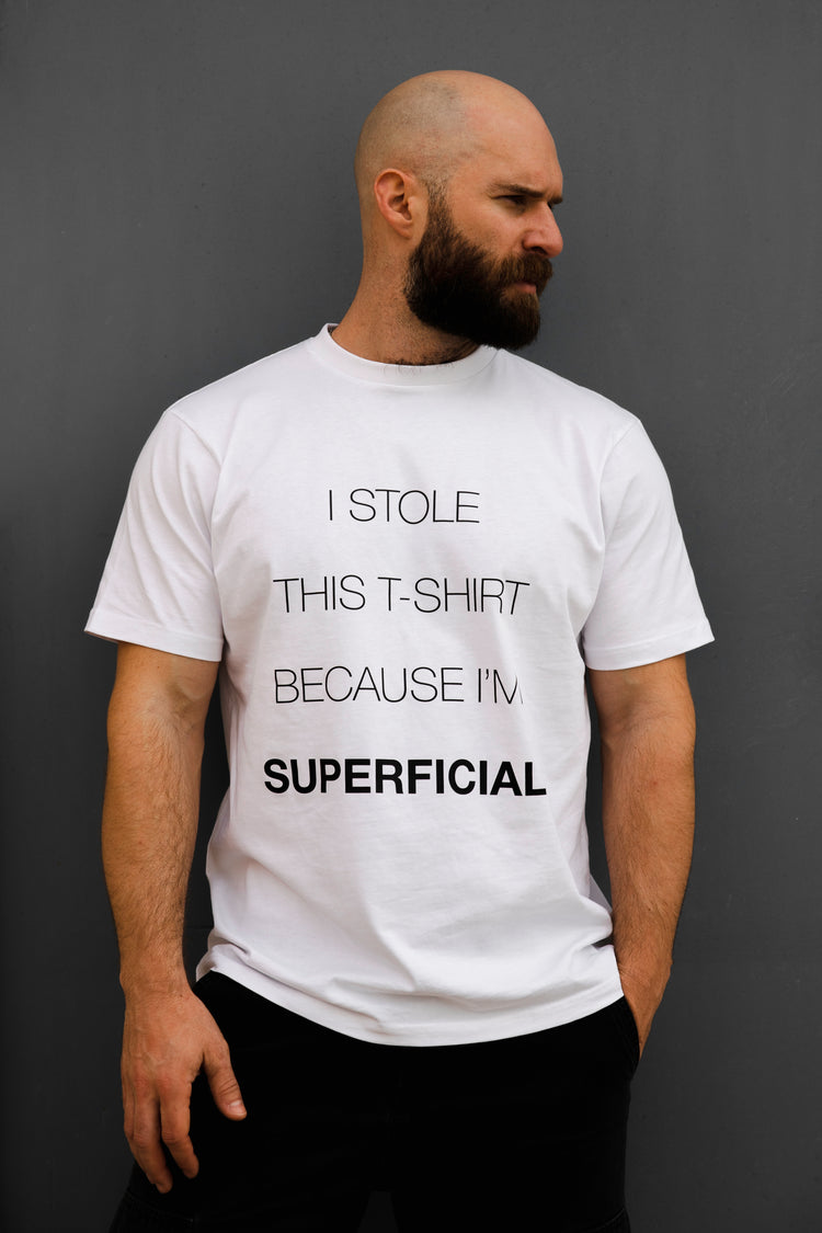 I STOLE T-SHIRT WHITE