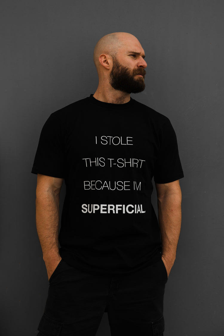 I STOLE T-SHIRT BLACK