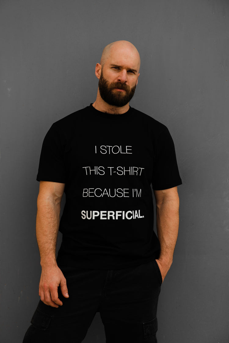 I STOLE T-SHIRT BLACK