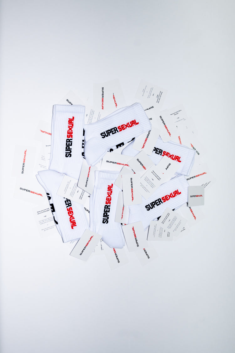 SUPERSEXUAL SOCKS + SUPERSEXUAL CARDS