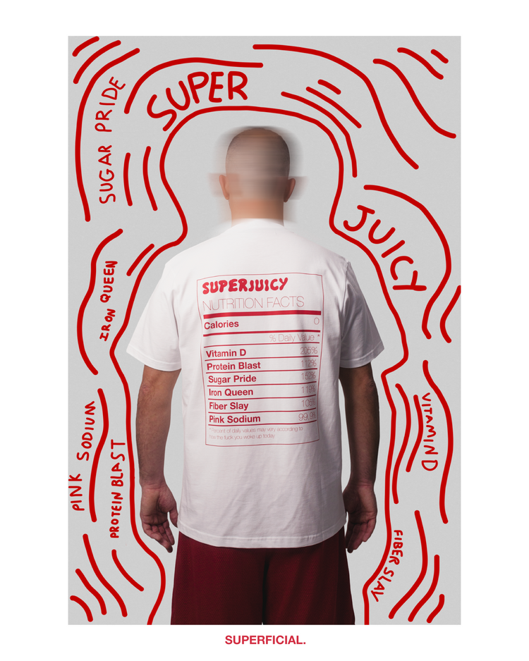 SUPERJUICY T-SHIRT WHITE