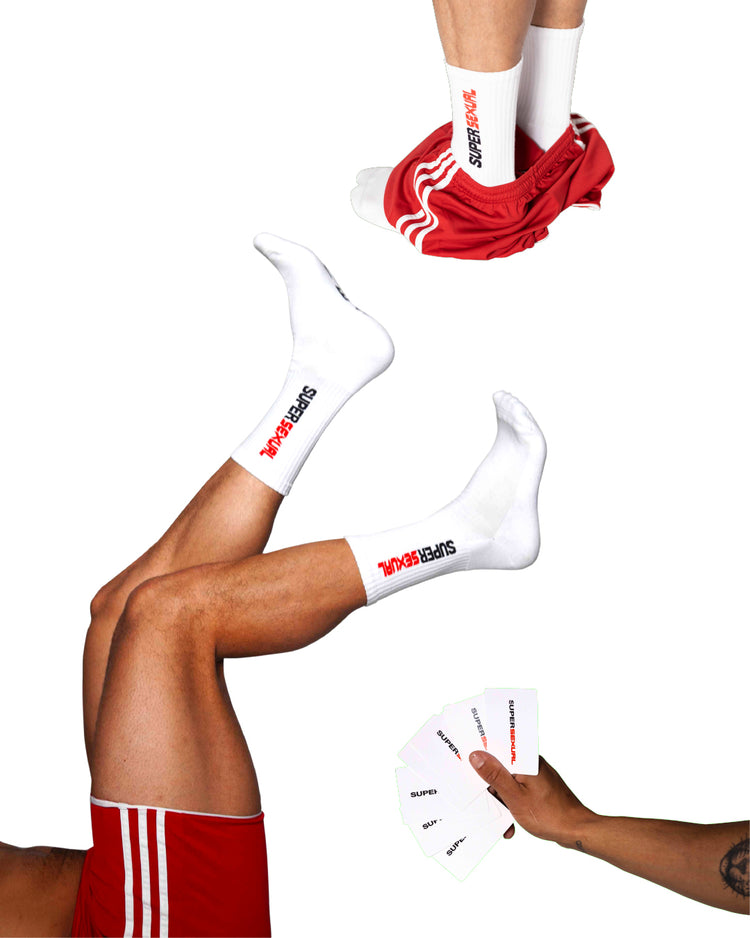 SUPERSEXUAL SOCKS + SUPERSEXUAL CARDS