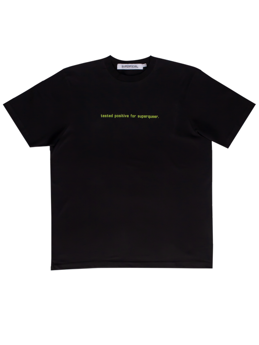 SUPERQUEER T-SHIRT BLACK
