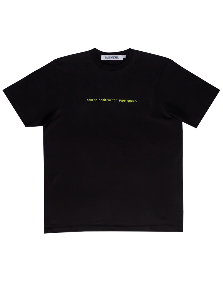 SUPERQUEER T-SHIRT BLACK