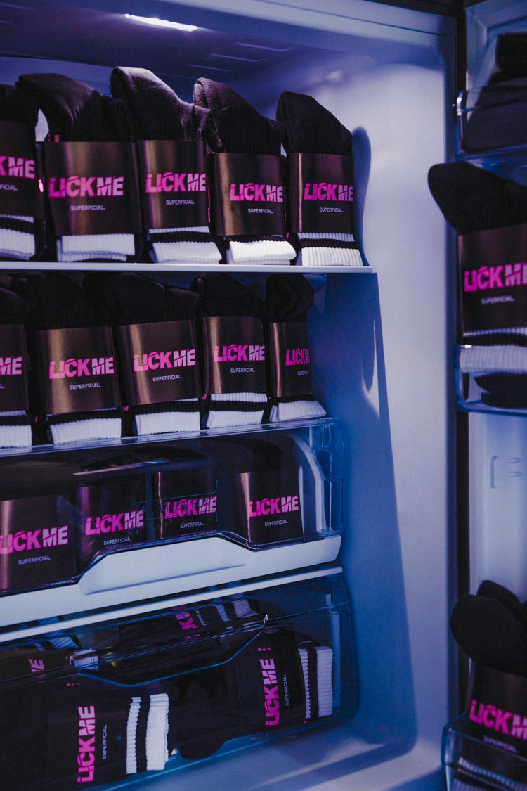 LICK ME SOCKS SUPERFICIAL