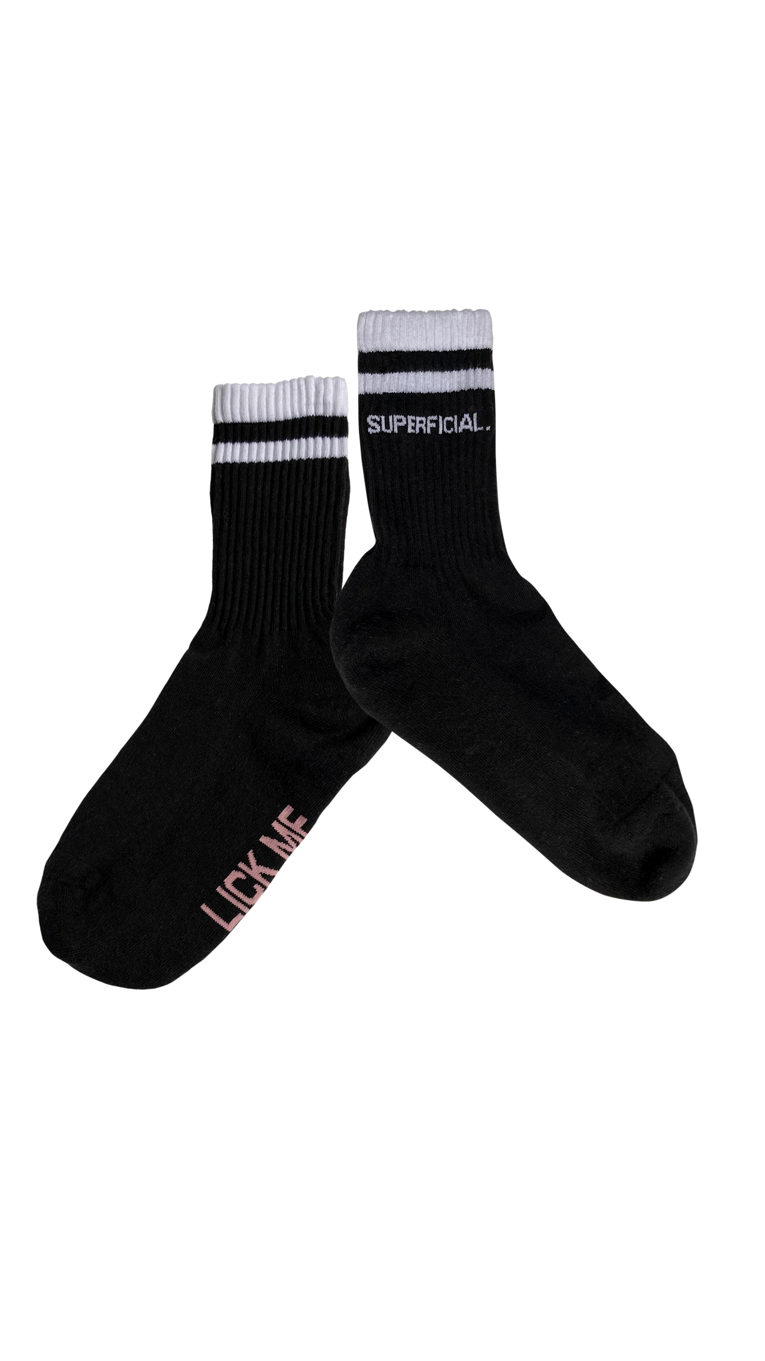 LICK ME SOCKS SUPERFICIAL