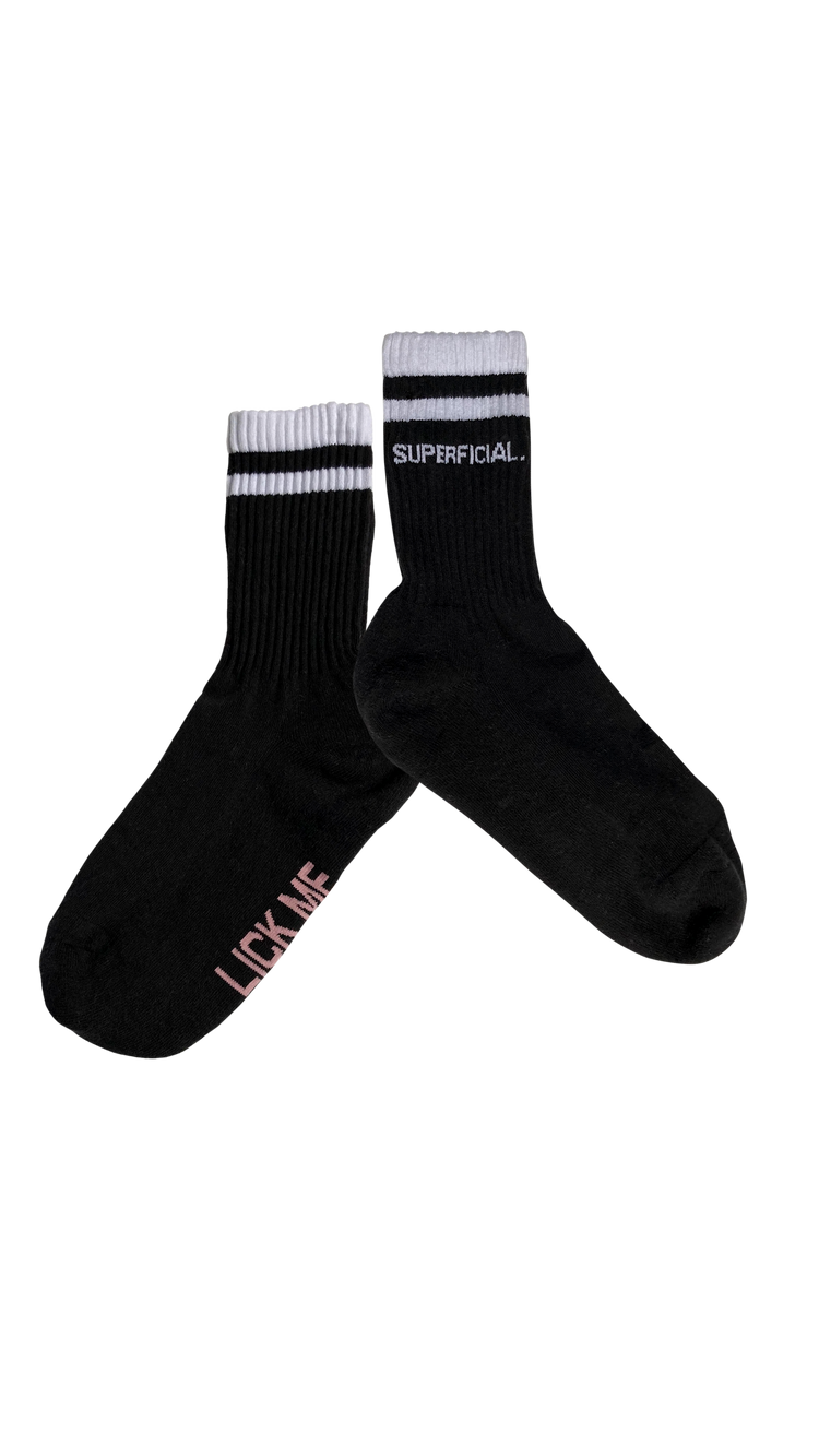 LICK ME SOCKS SUPERFICIAL